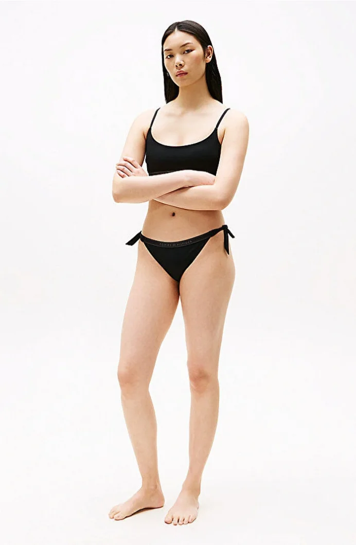 Tommy Hilfiger SIDE TIE BIKINI Kadın Bikini  Altı UW0UW05825BDS