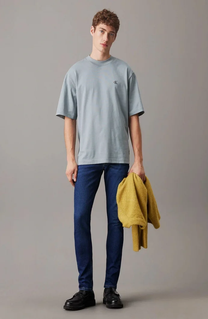 Calvin Klein SLIM TAPER Erkek  Jeans J30J327007-1BJ