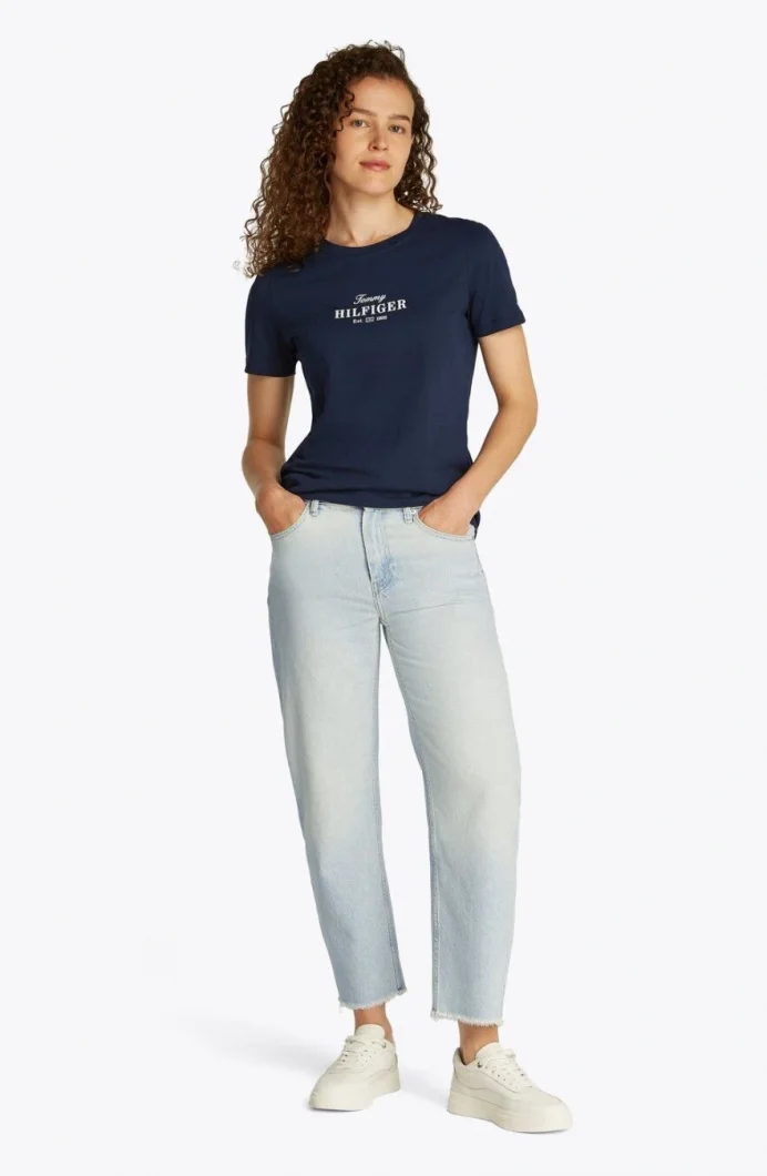 Tommy Hilfiger TAPERED RW A SKY Kadın  Jeans WW0WW443701AB