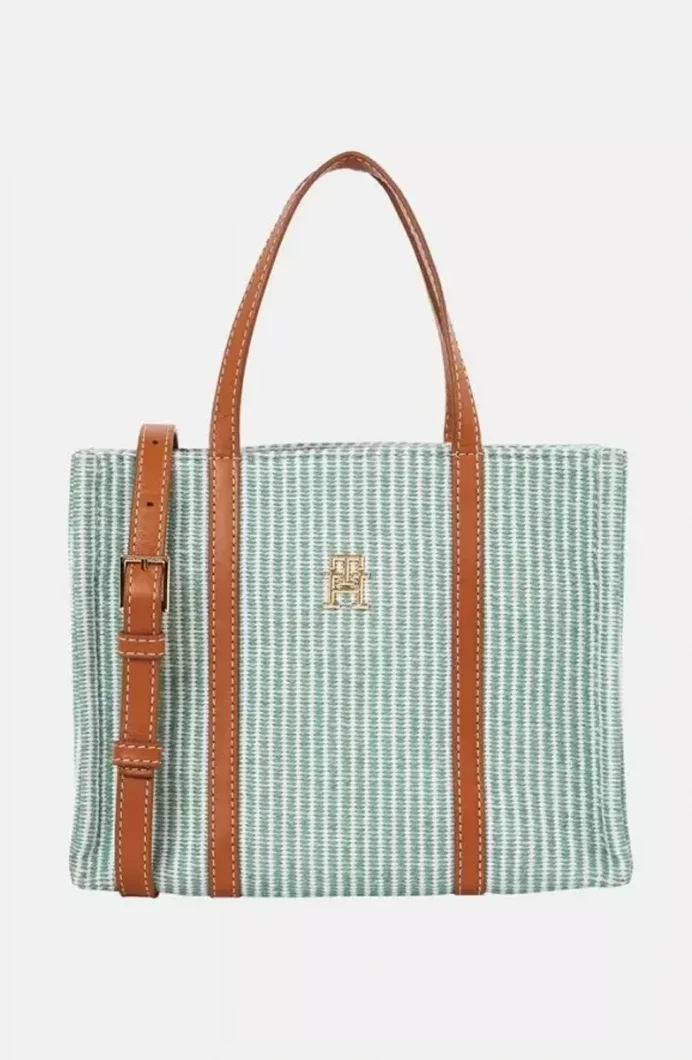 Tommy Hilfiger TH PREMIUM BEACH LE MINI TOTE Kadın  El Çantası AW0AW172080H7