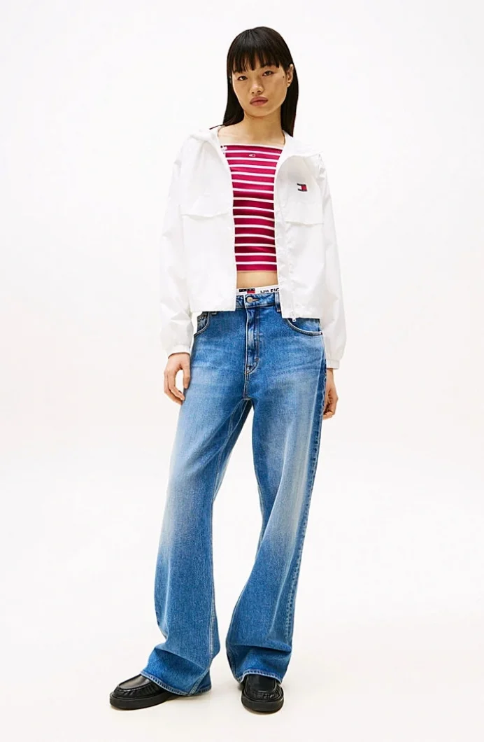 Tommy Jeans TJW ESSENTIAL WINDBREAKER EXT Kadın  Yağmurluk DW0DW20672YBL