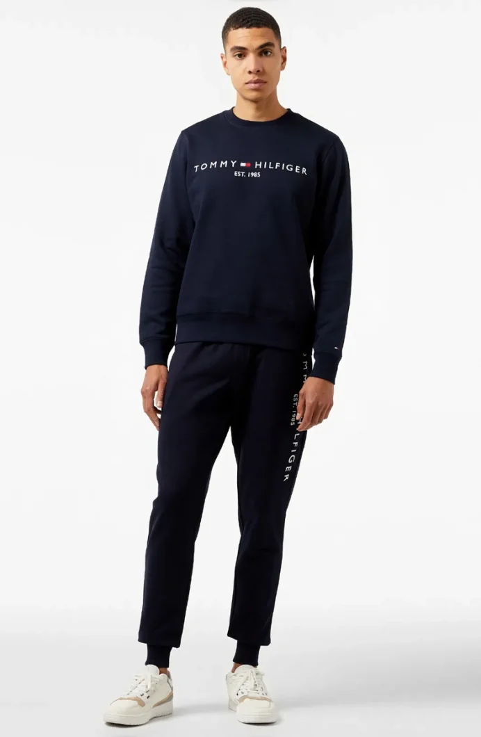 Tommy Hilfiger BASIC BRANDED SWEATPANTS Erkek Mavi Eşofman Altı MW0MW08388DW5