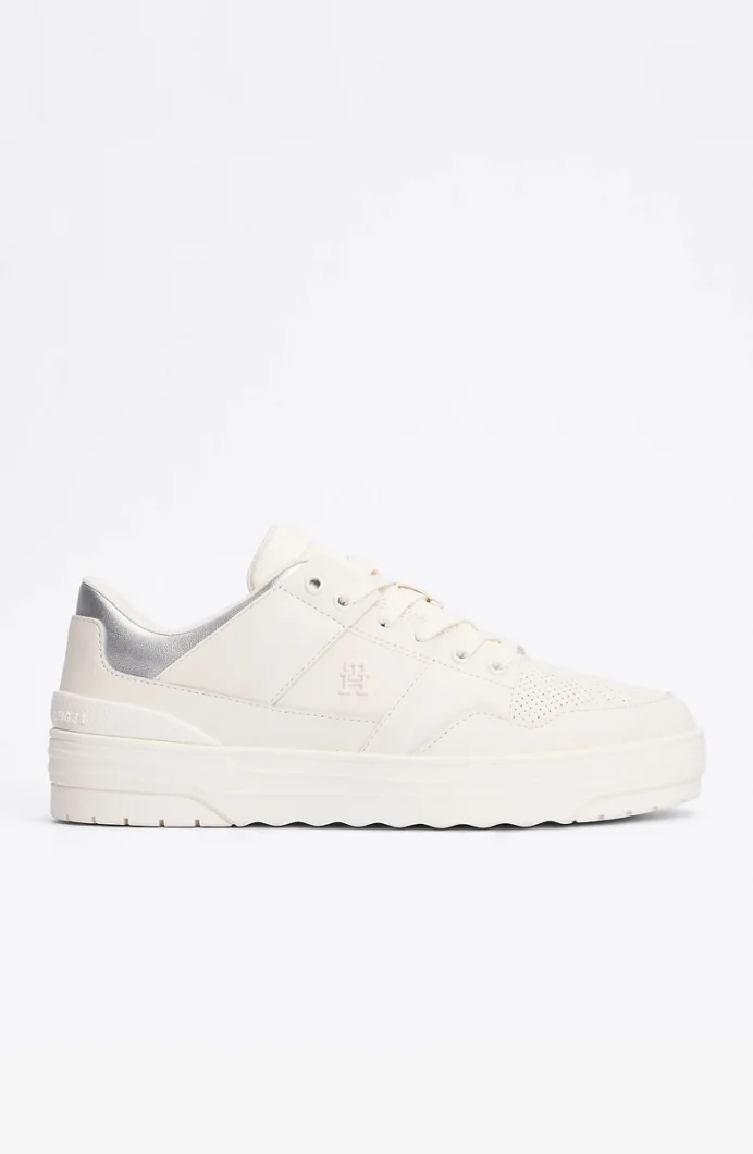 Tommy Hilfiger FEMININE BASKET SNEAKER Kadın beyaz Sneaker FW0FW08326Z00