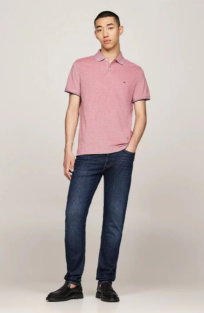 Tommy Hilfiger SLIM BLEECKER PSTR BENTON BLUE Erkek Denim Jeans MW0MW357171BN