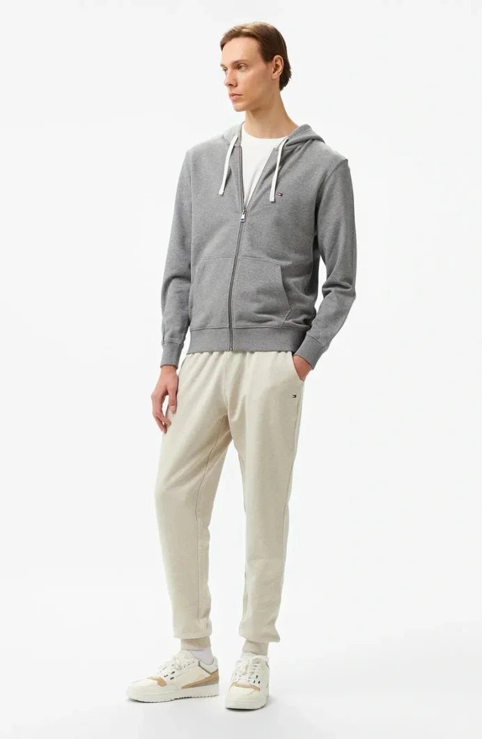 Tommy Hilfiger ESSENTIAL TERRY SWEATPANT Erkek ekru Eşofman Altı MW0MW37236HGF