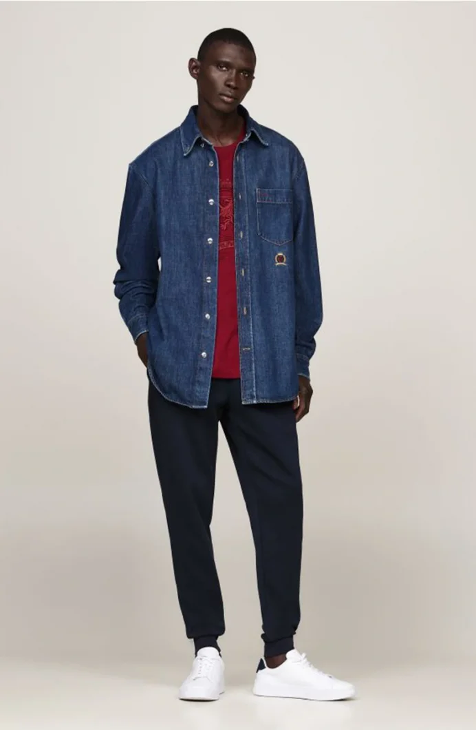 Tommy Hilfiger Erkek Klasik In Techno Mavi Eşofman Altı MW0MW37242DW5