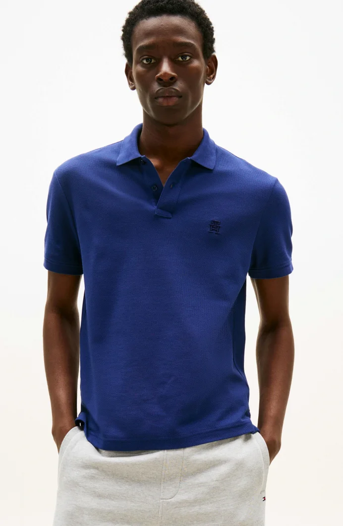 Tommy Hilfiger IMD REG POLO Erkek Mavi T-shirt MW0MW33167C7G