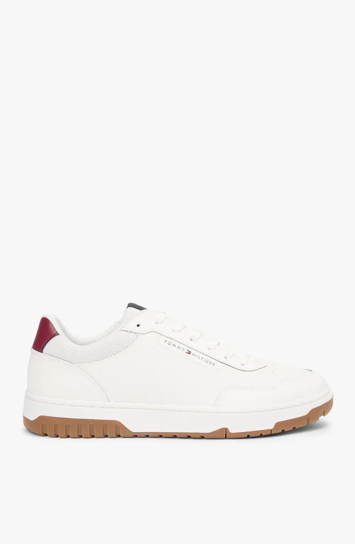 Tommy Hilfiger TH Basketbol Stili Core Lite Deri Erkek Mavi Sneaker FM0FM057130GY