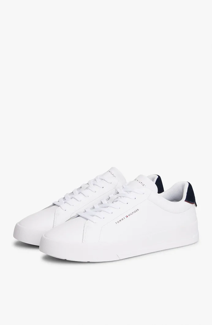 Tommy Hilfiger TH COURT LTH DETAIL ESS Erkek lacivert Sneaker FM0FM053670LD
