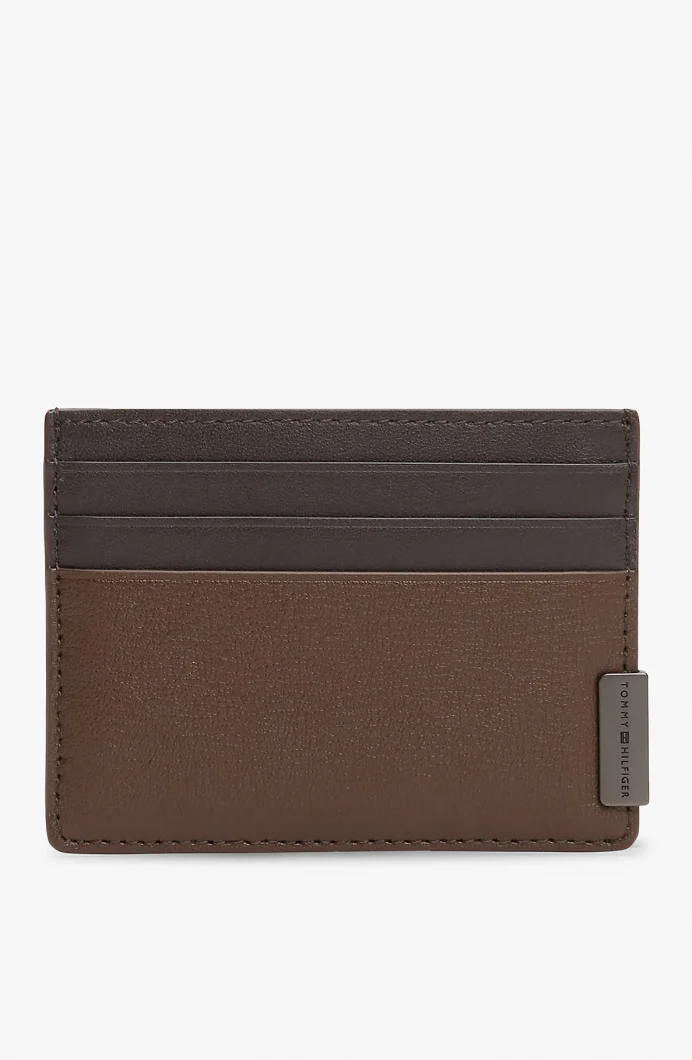 Tommy Hilfiger TH Hardware Kredi Kartı Erkek Kahverengi Kartlık AM0AM13964GDW