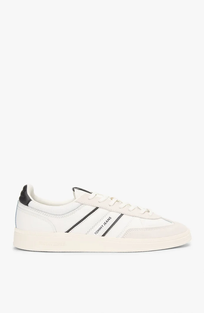 Tommy Hilfiger The Greenwich Edge Karışık Dokulu Erkek Beyaz Sneaker EM0EM016720K9