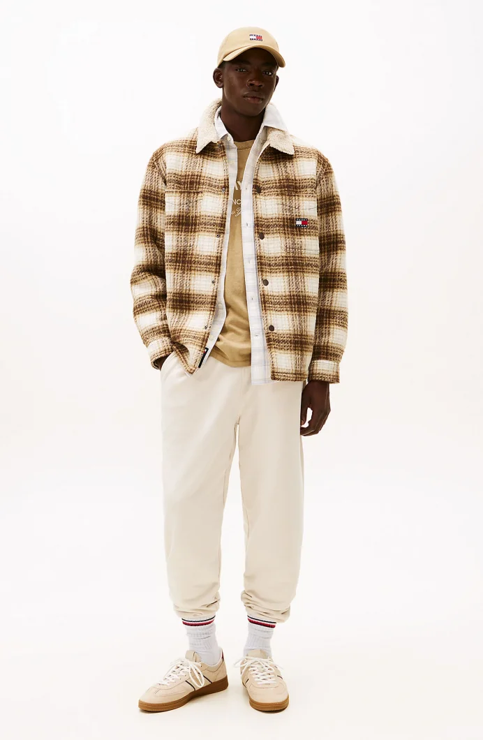 Tommy Hilfiger TJM Normal Kesim Amblemli Erkek Beyaz Eşofman Altı DM0DM22358YBH