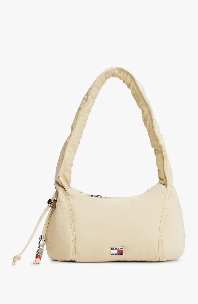 Tommy Hilfiger TJW Casual Omuz Kadın Bej Omuz Çantası AW0AW18068ABY