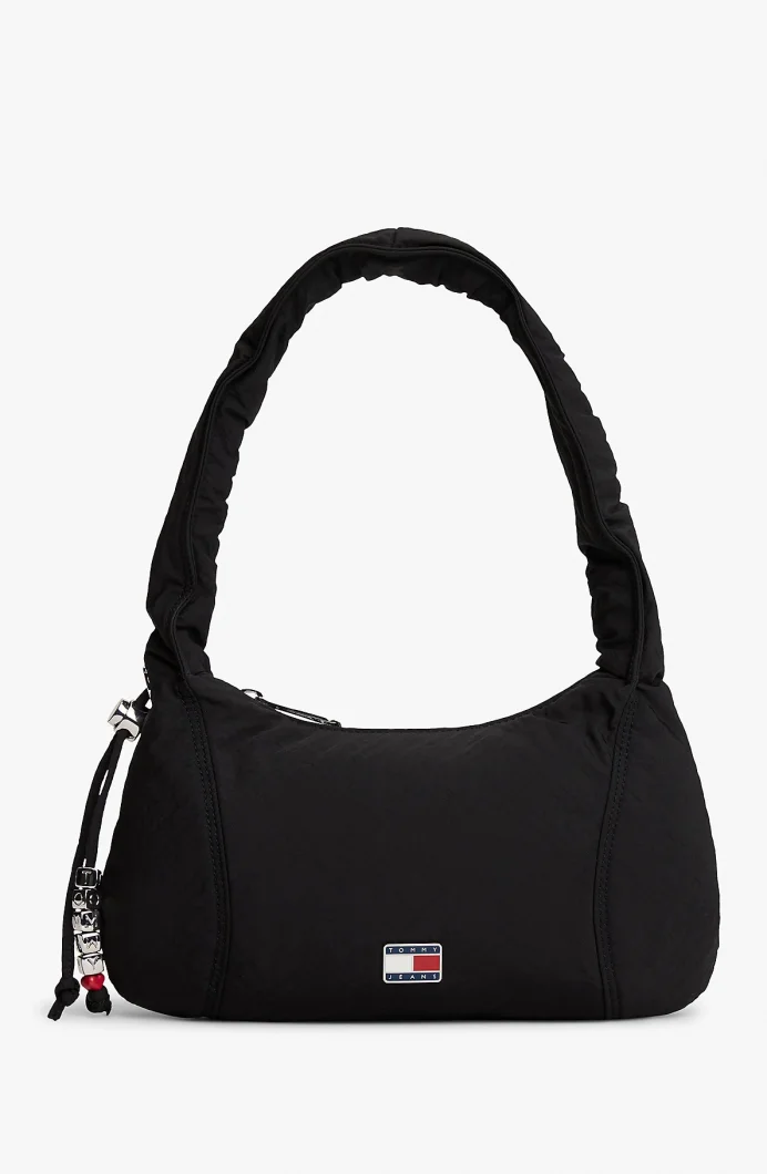 Tommy Hilfiger TJW Casual Omuz Kadın Siyah Omuz Çantası AW0AW18068BDS