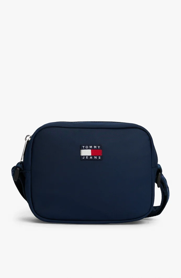 Tommy Hilfiger TJW Klasik Günlük Kamera Kadın Mavi Çapraz Çanta AW0AW18070C1G