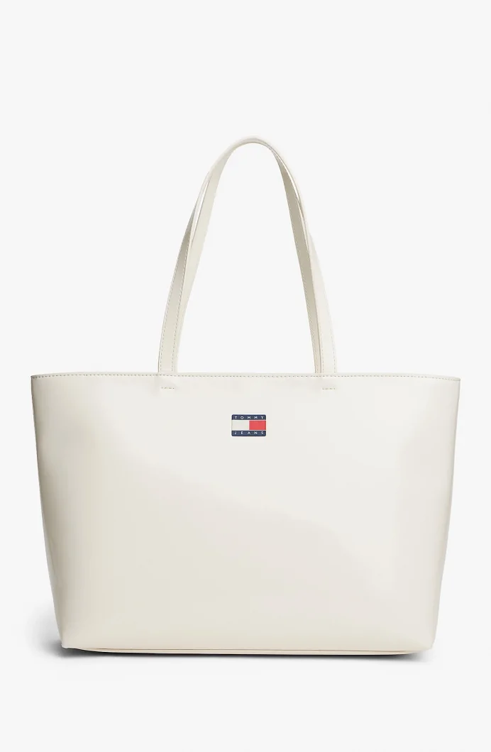 Tommy Hilfiger TJW Must El ve Omuz Kadın Beyaz El Çantası AW0AW18069YBI