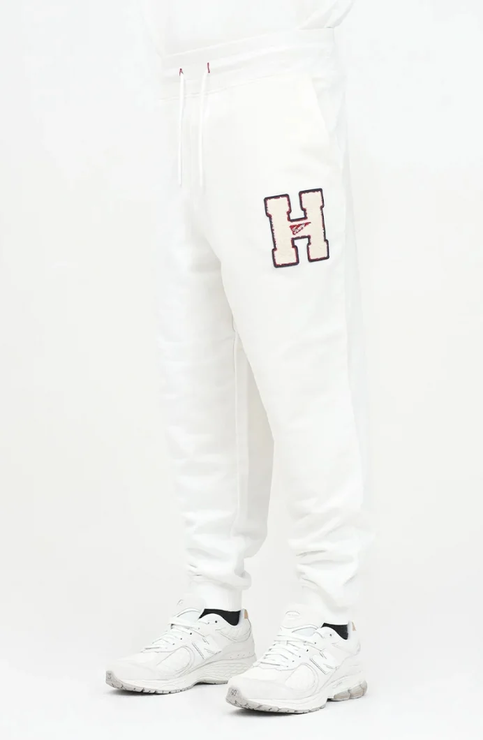 Tommy Hilfiger TJM TOWEL PATCH TERRY PANT Erkek beyaz Eşofman Altı DM0DM21277YAC