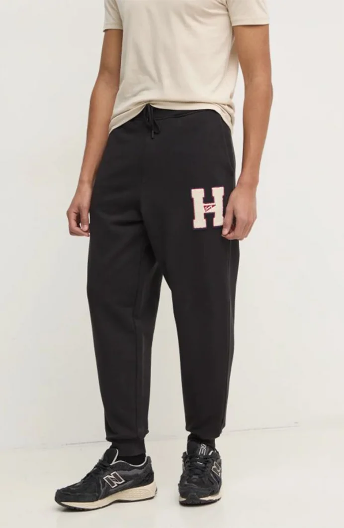 Tommy Hilfiger TJM TOWEL PATCH TERRY PANT Erkek siyah Eşofman Altı DM0DM21277BDS