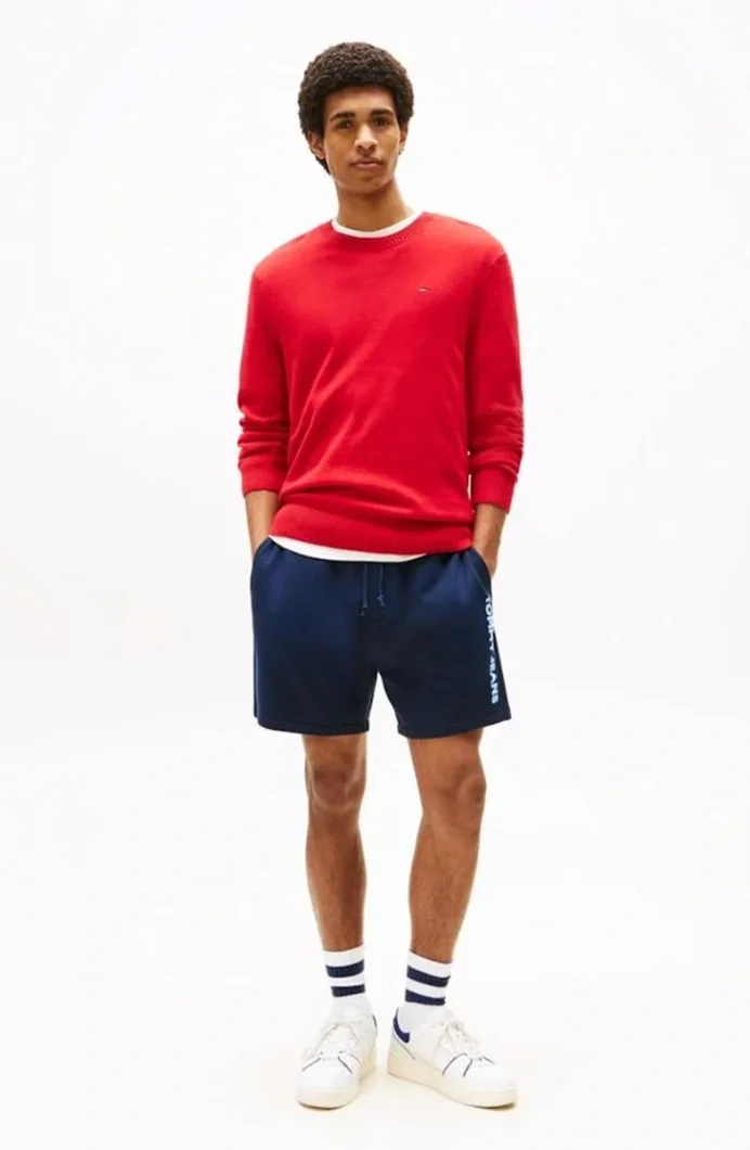 Tommy Hilfiger Erkek Rahat Kesim Klasik Plaj Mavi Şort DM0DM21781C1G