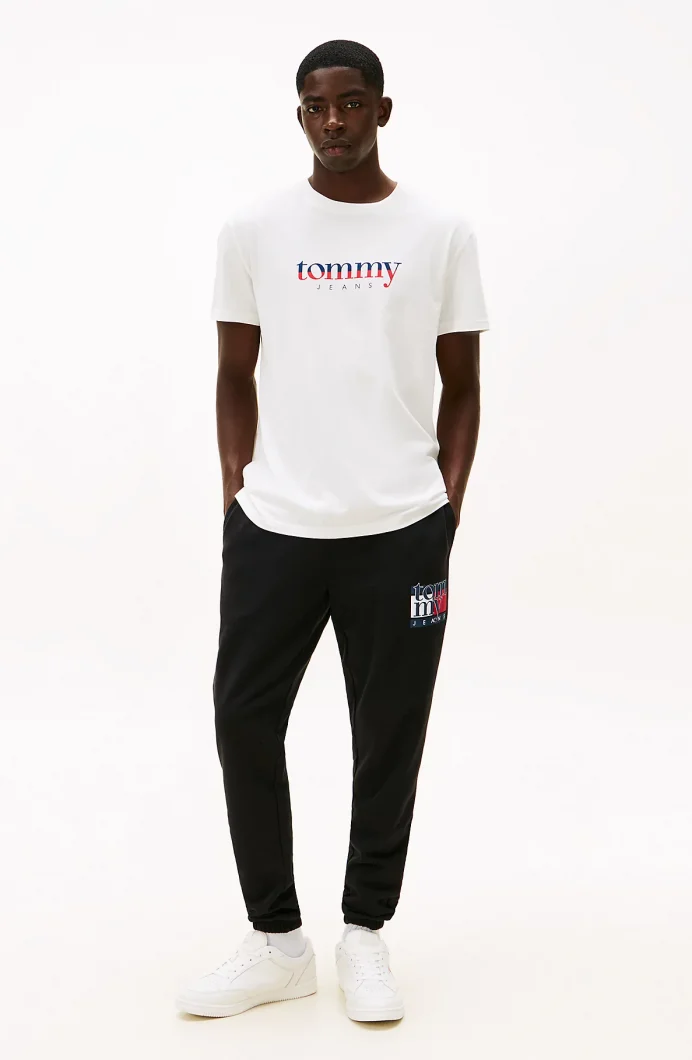 Tommy Hilfiger TJM Slim RWB Bayrak Desenli Erkek Eşofman Altı DM0DM22094BDS