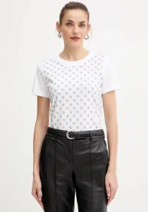 Guess Allover Kadın Beyaz Regular Fit T-Shirt W5BI21I3Z14-G011