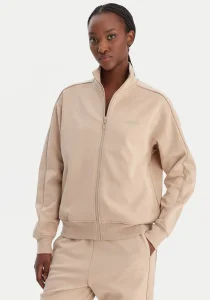 Guess Octavia Yüksek Yaka Tam Fermuarlı Kadın Bej Eşofman Üstü  V5BQ15KCX22-G1BW