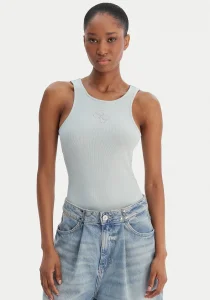 Guess Kolsuz Yuvarlak Yaka Guendalina Kadın Yeşil Top W6RP39KD092-G8CC