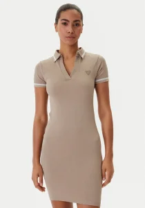 Guess Pepi 4G Dikişsiz Kadın Bej Elbise V6RK02Z4692-FNL8
