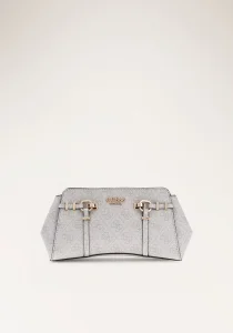 Guess Leona Logolu Girlfriend Çapraz Askılı Kadın Krem Çapraz Çanta HWSG9917120-BNN