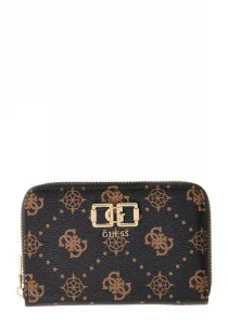 Guess Emelie Logolu Orta Boy Fermuarlı Kadın Kahverengi Cüzdan SWGP9928140-ESL