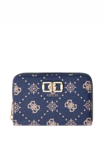 Guess Emelie Logolu Orta Boy Fermuarlı Kadın Lacivert Cüzdan SWGP9928140-NLO