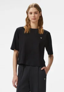 Guess Colette Kadın Siyah Aktif Boxy Fit T-Shirt V4BI21I3Z14-JBLK