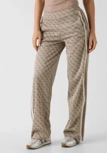 Guess 4G Jakarlı Düz Paça Kadın Bej Eşofman Altı V6GB04K2955-FMC4