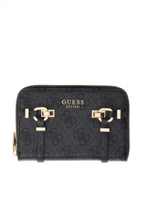 Guess Leona Logolu Orta Boy Fermuarlı Kadın Antrasit Cüzdan SWSG9917140-CLO