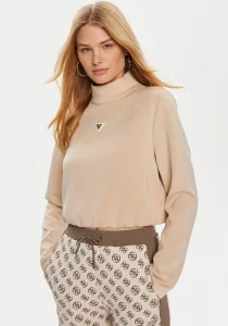 Guess Kadın Olympe  Bej Sweatshirt