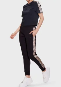 Guess BRITNEY JOGGER Kadın Siyah Eşofman Altı V2YB15KB3P2-JBLK