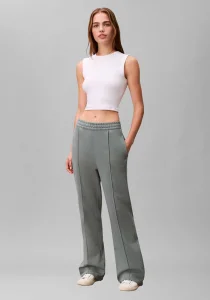 Calvin Klein Archive Logolu French Terry Kadın Gri Eşofman Altı LV047B240G-PNO