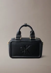 Calvin Klein Bold CK Bauletto Çapraz Askılı Kadın Siyah Çapraz Çanta LV04F3411G-UB1