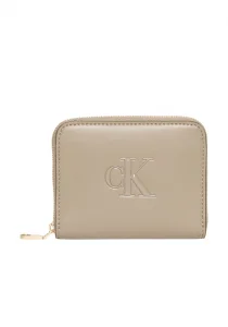 Calvin Klein Bold CK Orta Boy Fermuarlı Kadın Kahverengi Cüzdan LV04F1154G-VFU