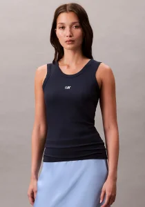 Calvin Klein Kadın Modal Fitilli Mavi Bluz LV044C900G-CEF