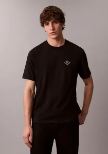 Calvin Klein Kısa Kollu 20S Calvin Matchbox Grafikli Erkek Siyah T-shirt LV04RE802G-UB1