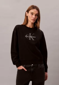 Calvin Klein LS MNLG FRNCH TRRY R Kadın  Sweatshirt  LV047B234G-UB1
