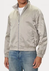 Calvin Klein Uzun Kollu Dolgulu Harrington Erkek Kahverengi Ceket LV04RC516G-RAK