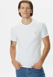 Guess Core Tee Erkek Beyaz Slim Fit T-Shirt M2YI24J1314-G011