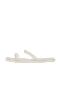 Calvin Klein DOUBLE BAR SLIDE - JELLY Kadın  Terlik HW0HW02417-AEO