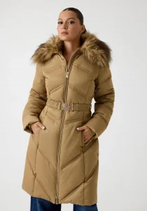 Guess Alienor Kadın Bej Kemerli  Şişme  Mont W5BL33WG092-F14Z