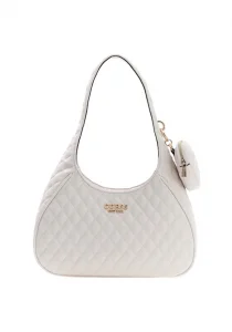 Guess Atabey Hobo Kadın Beyaz Omuz Çantası HWQG9894010-OFF