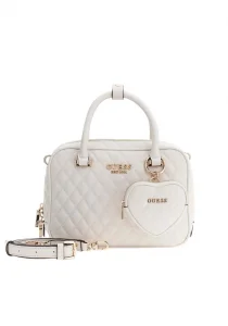 Guess Atabey Kutu Kadın Beyaz El Çantası HWQG9894050-OFF