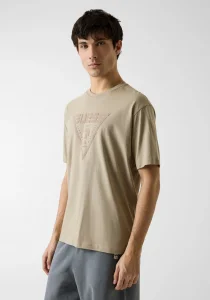 Guess Azha Bisiklet Yaka Büyük Beden Erkek Gri T-shirt Z4BI02I3Z14-G9I0