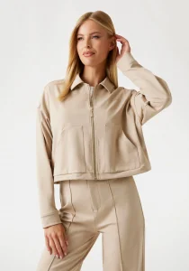 Guess Carla Kadın Kahverengi Aktif Eşofman Üstü V5YL08KCX42-G1DR